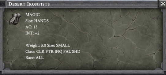 DESERT IRONFISTS item card
